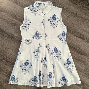 Livro Sleeveless Button Down Dress